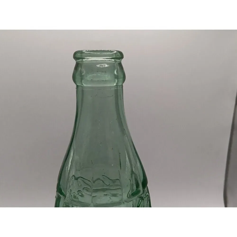 Vintage Coca Cola 6 1/2 oz. Green Glass Bottle Wilmington De W/ Cap 63-90